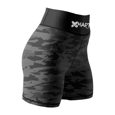 Geometric Camo Rank Women's BJJ/MMA Compression Shorts XMARTIAL