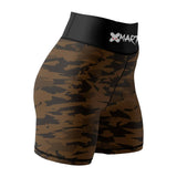 Geometric Camo Rank Women's BJJ/MMA Compression Shorts XMARTIAL