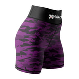 Geometric Camo Rank Women's BJJ/MMA Compression Shorts XMARTIAL