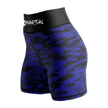 Geometric Camo Rank Women's BJJ/MMA Compression Shorts XMARTIAL