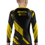 Geometric Precision Kids Rank BJJ Rash Guard XMARTIAL