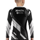 Geometric Precision Kids Rank BJJ Rash Guard XMARTIAL