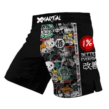 Graffiti Kid's BJJ/MMA Shorts XMARTIAL