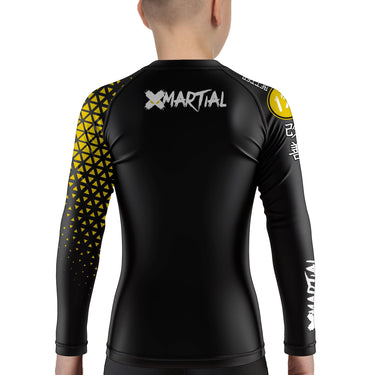 Grappler Kids Rank BJJ Rash Guard XMARTIAL