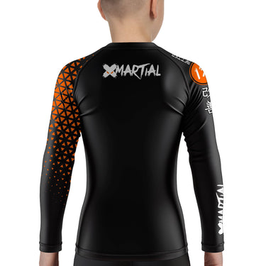 Grappler Kids Rank BJJ Rash Guard XMARTIAL