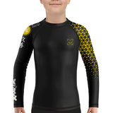 Grappler Kids Rank BJJ Rash Guard XMARTIAL