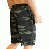 Green Summit Drawstring Camo Shorts XMARTIAL