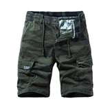 Green Survival Camo Cargo Shorts XMARTIAL