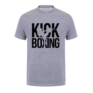 Grey High Kick MMA Shirts XMARTIAL