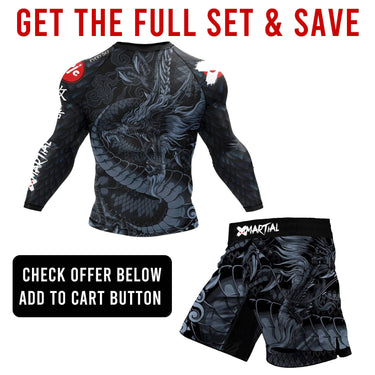 Heilong Dragon 2.0 Hybrid BJJ/MMA Shorts XMARTIAL