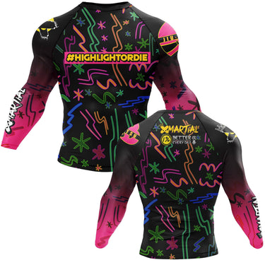 Highlight Or Die Rash Guard XMARTIAL