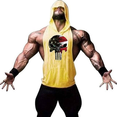 Hooded Workout Tank Top XMARTIAL