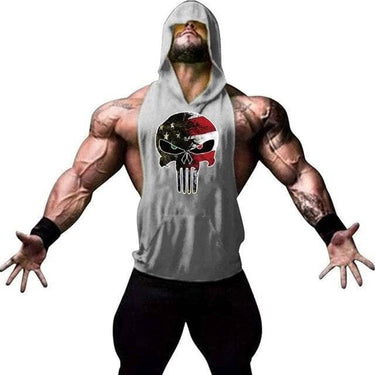 Hooded Workout Tank Top XMARTIAL