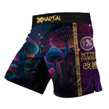 Indigo Mushroom 2.0 Hybrid BJJ/MMA Shorts XMARTIAL