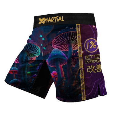 Indigo Mushroom Kid's BJJ/MMA Shorts XMARTIAL