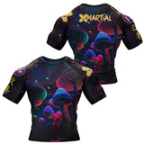 Indigo Mushroom Rash Guard XMARTIAL