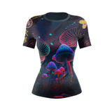 Indigo Mushroom Women's Rash Guard XMARTIAL