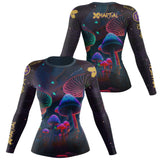 Indigo Mushroom Women's Rash Guard XMARTIAL