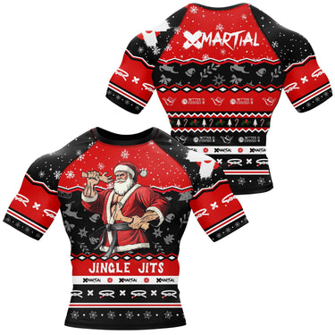 Jingle Jits Rash Guard XMARTIAL