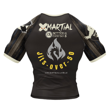 Jits Over 50 BJJ Rash Guard XMARTIAL