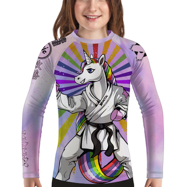 Jitsunicorn Kids BJJ Rash Guard XMARTIAL