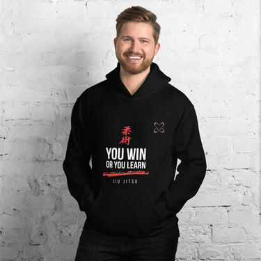 Jiu Jitsu Hoodie Win Or Learn XMARTIAL