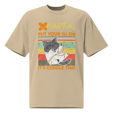 Jiu Jitsu Shirt Oversized Cuddle Time XMARTIAL