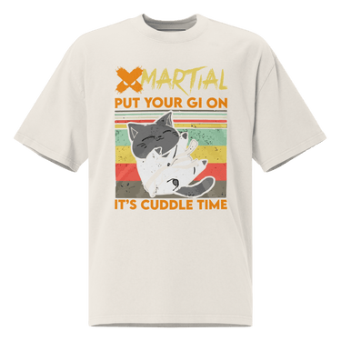 Jiu Jitsu Shirt Oversized Cuddle Time XMARTIAL