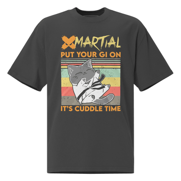 Jiu Jitsu Shirt Oversized Cuddle Time XMARTIAL