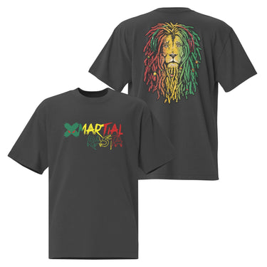 Jiu Jitsu Shirt Oversized Rasta Lion XMARTIAL