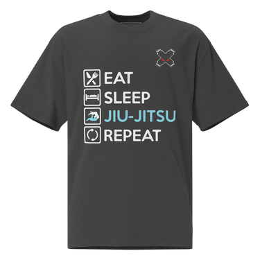 Jiu Jitsu Shirt Oversized Repeat XMARTIAL