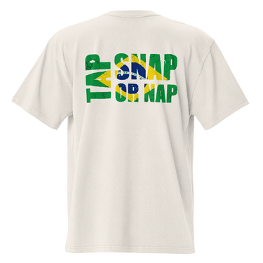 Jiu Jitsu Shirt Oversized Tap Snap Nap XMARTIAL