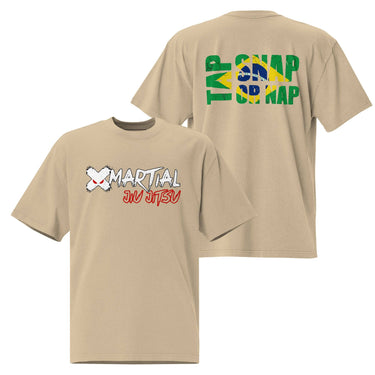 Jiu Jitsu Shirt Oversized Tap Snap Nap XMARTIAL