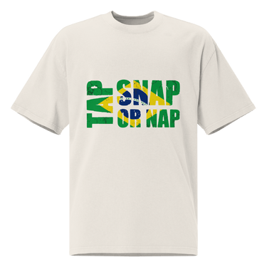 Jiu Jitsu Shirt Oversized Tap Snap Nap XMARTIAL