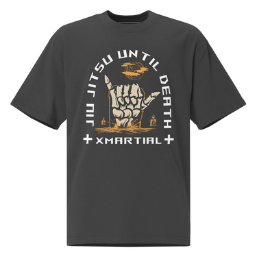 Jiu Jitsu Shirt Oversized Until Death XMARTIAL