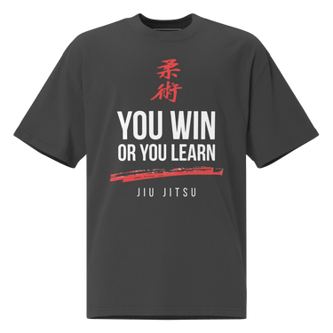 Jiu Jitsu Shirt Oversized Win or Learn XMARTIAL