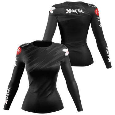 Jiu Jitsu Women's Rank BJJ Rash Guard XMARTIAL