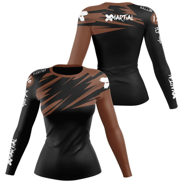 Jiu Jitsu Women's Rank BJJ Rash Guard XMARTIAL