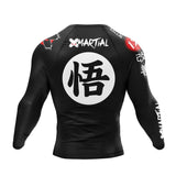 Kanji Black Rash Guard XMARTIAL