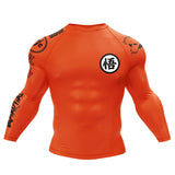 Kanji Orange Rash Guard XMARTIAL