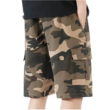 Khaki Bush Camo Cargo Shorts XMARTIAL