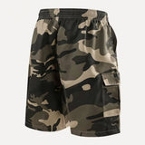 Khaki Bush Camo Cargo Shorts XMARTIAL