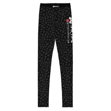 Kids BJJ Spats Black Cheetah X-Tech 25 Series XMARTIAL