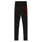 Kids BJJ Spats Black Leopard X-Tech 25 Series XMARTIAL