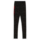 Kids BJJ Spats Black Leopard X-Tech 25 Series XMARTIAL