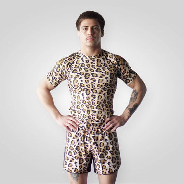 Leopard BJJ Rash Guard XMARTIAL