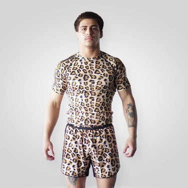 Leopard BJJ Rash Guard XMARTIAL