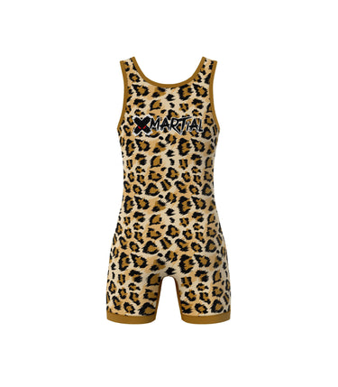 Leopard Kids Wrestling Singlet XMARTIAL