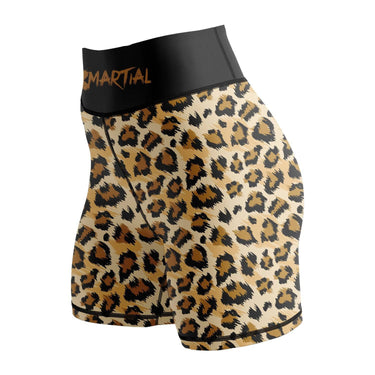 Leopard Women's BJJ/MMA Compression Shorts XMARTIAL