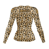 Leopard Women's Rash Guard XMARTIAL